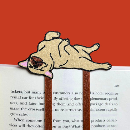 Dog Bookmark | Bulldog and Pug Reader Gift