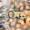Golden Retriever Ornament | Labrador Dog Christmas Gift