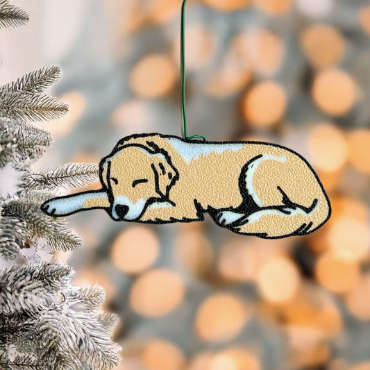 Golden Retriever Ornament | Labrador Dog Christmas Gift