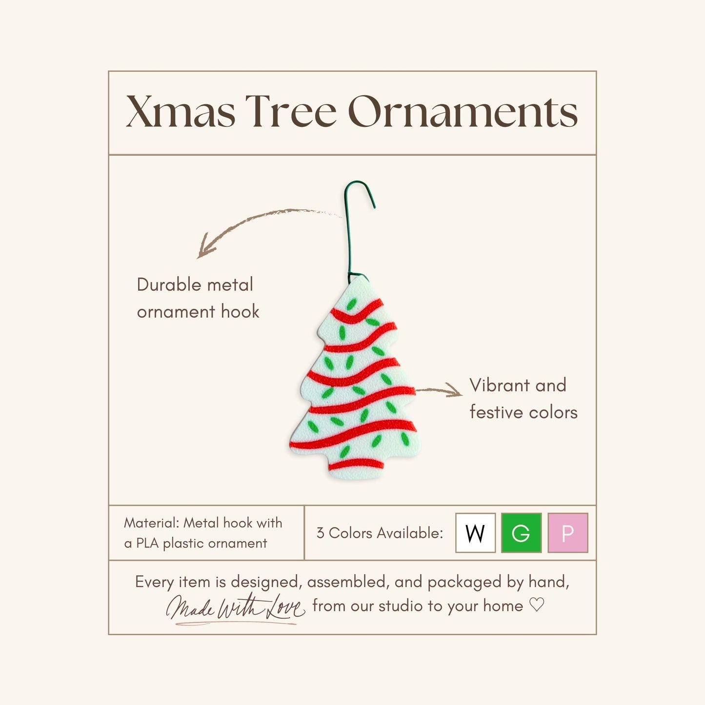 Christmas Tree Ornament | Retro Snack Holiday Decor