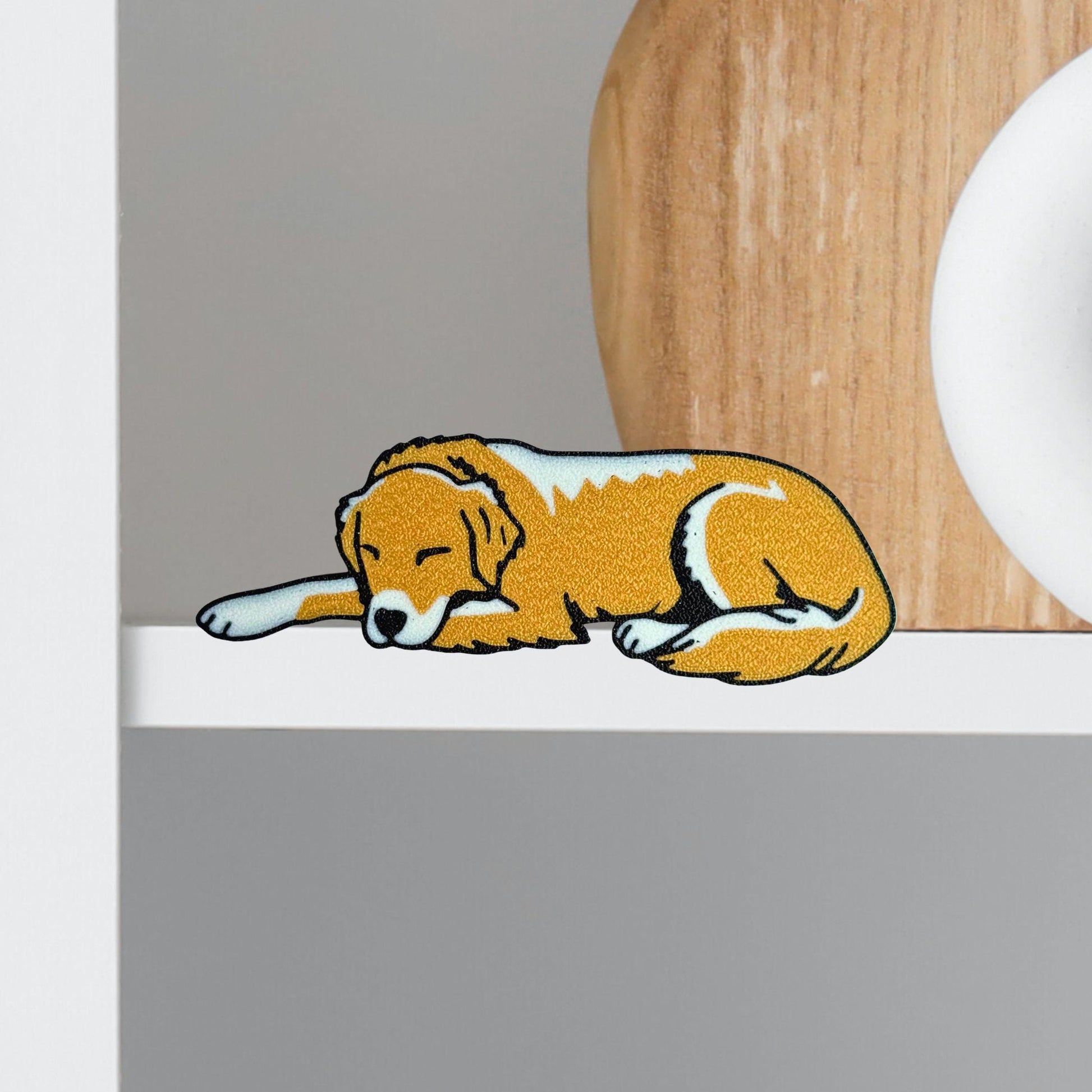Golden Retriever Shelf Pet | Dog Parent Room Decor
