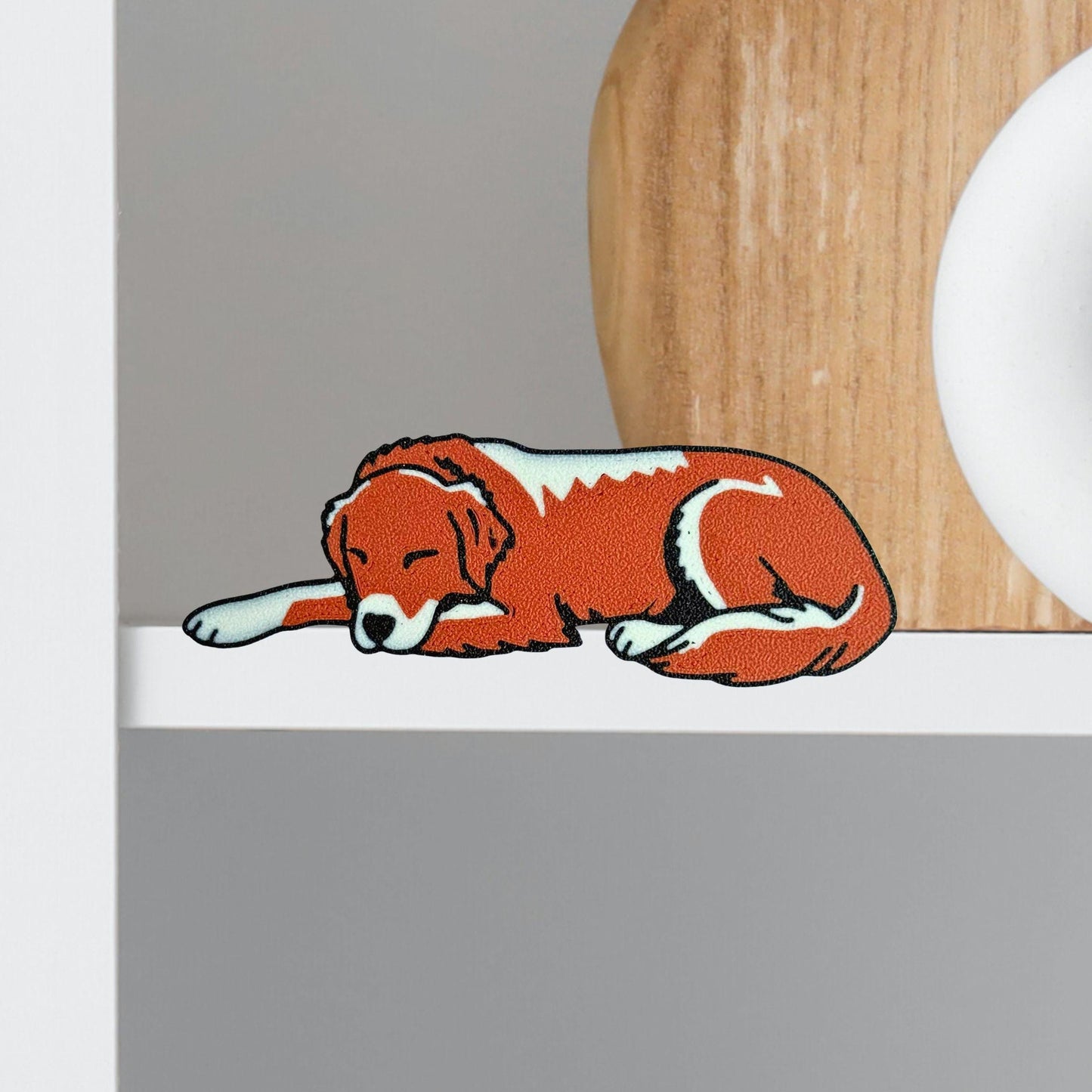 Golden Retriever Shelf Pet | Dog Parent Room Decor
