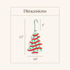 Christmas Tree Ornament | Retro Snack Holiday Decor