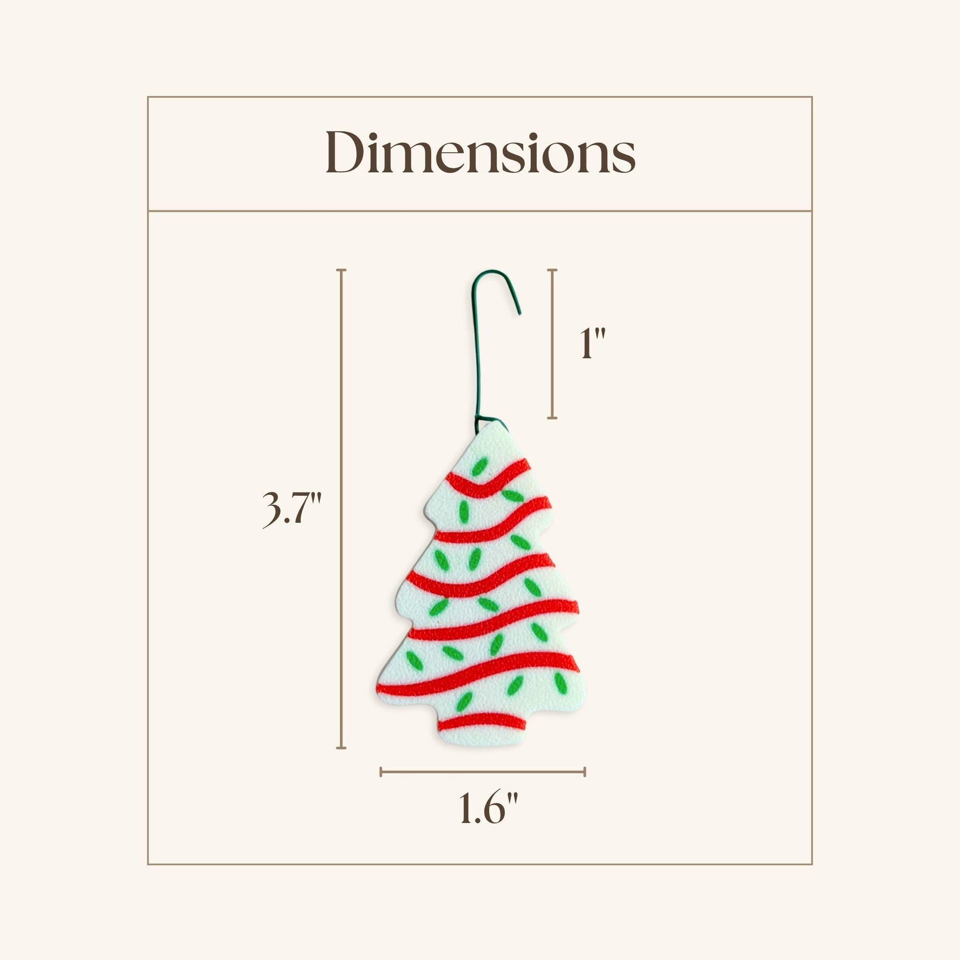 Christmas Tree Ornament | Retro Snack Holiday Decor