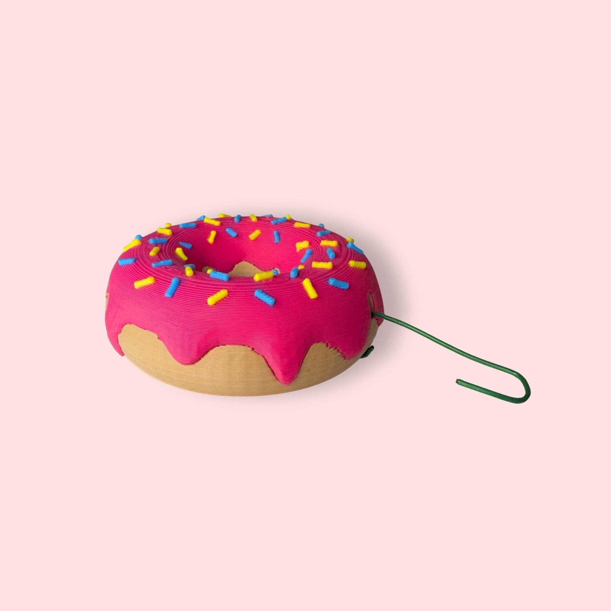 Pink Donut Ornament | Foodie Christmas Gift