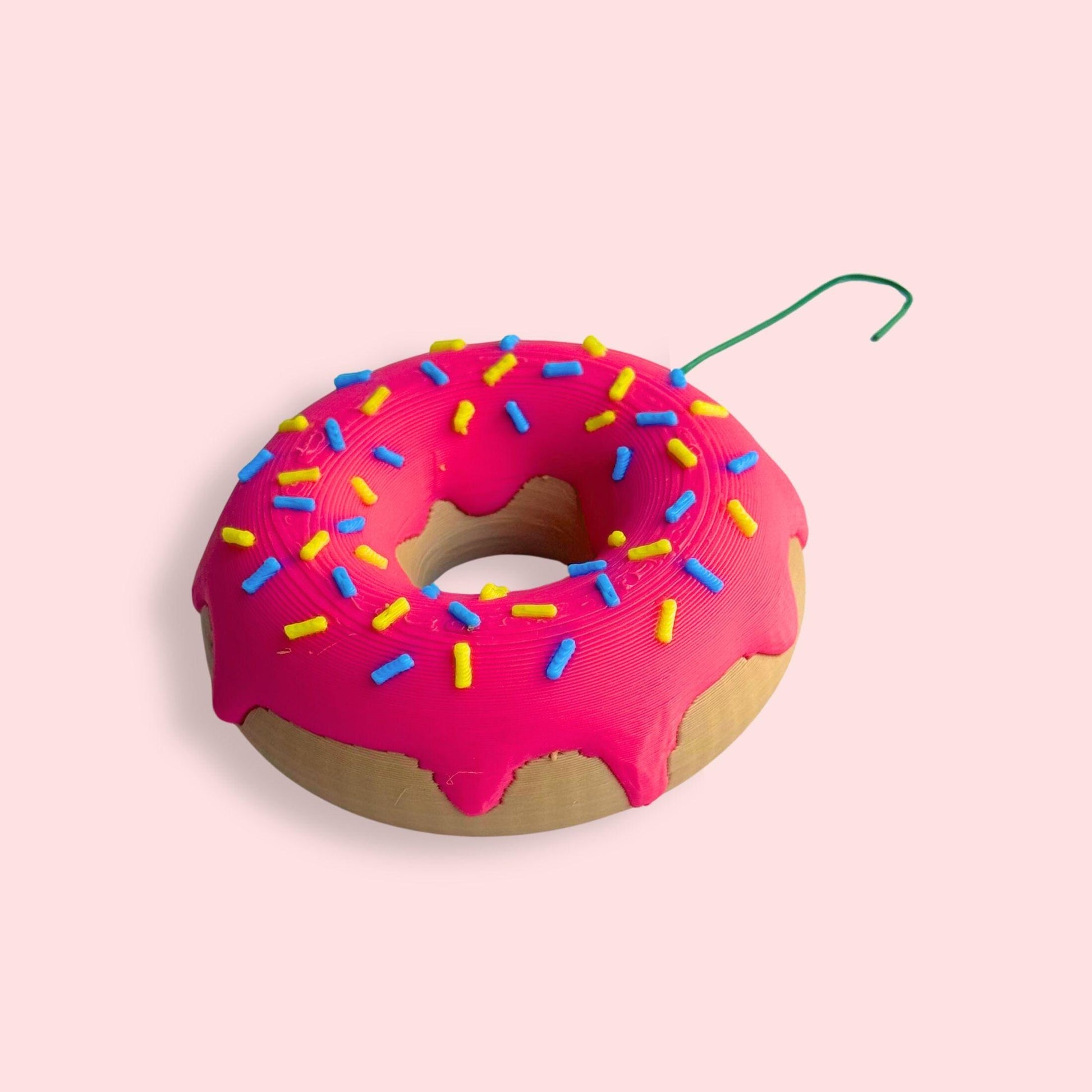Pink Donut Ornament | Foodie Christmas Gift