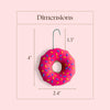 Pink Donut Ornament | Foodie Christmas Gift
