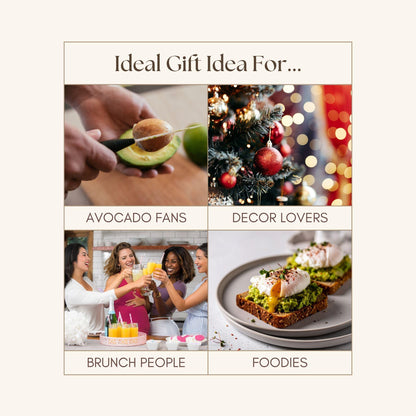 Avocado Toast Ornament | Brunch Lover Christmas Gift