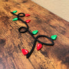 Christmas Lights Door Topper | Holiday Door Decor Gift