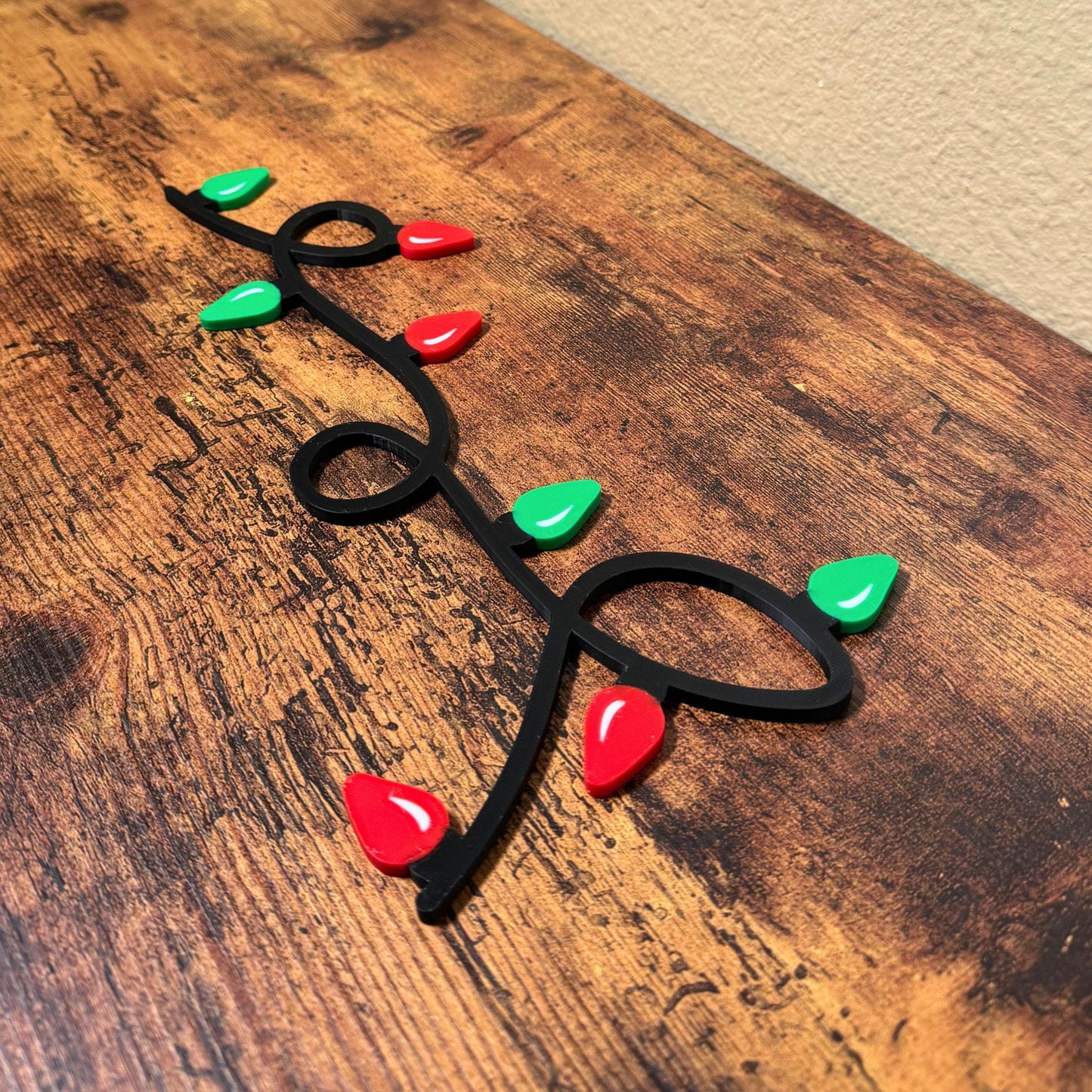 Christmas Lights Door Topper | Holiday Door Decor Gift