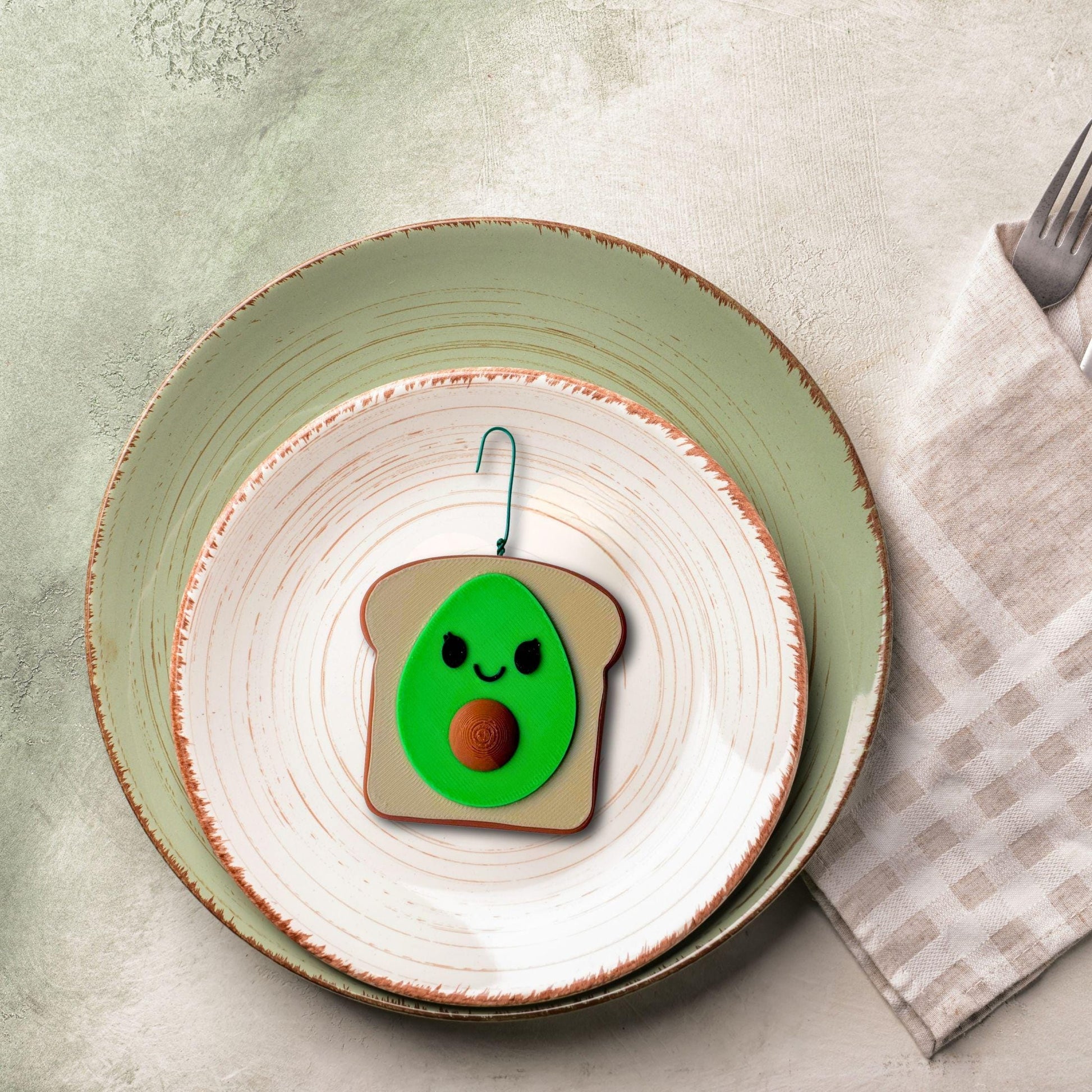 Avocado Toast Ornament | Brunch Lover Christmas Gift