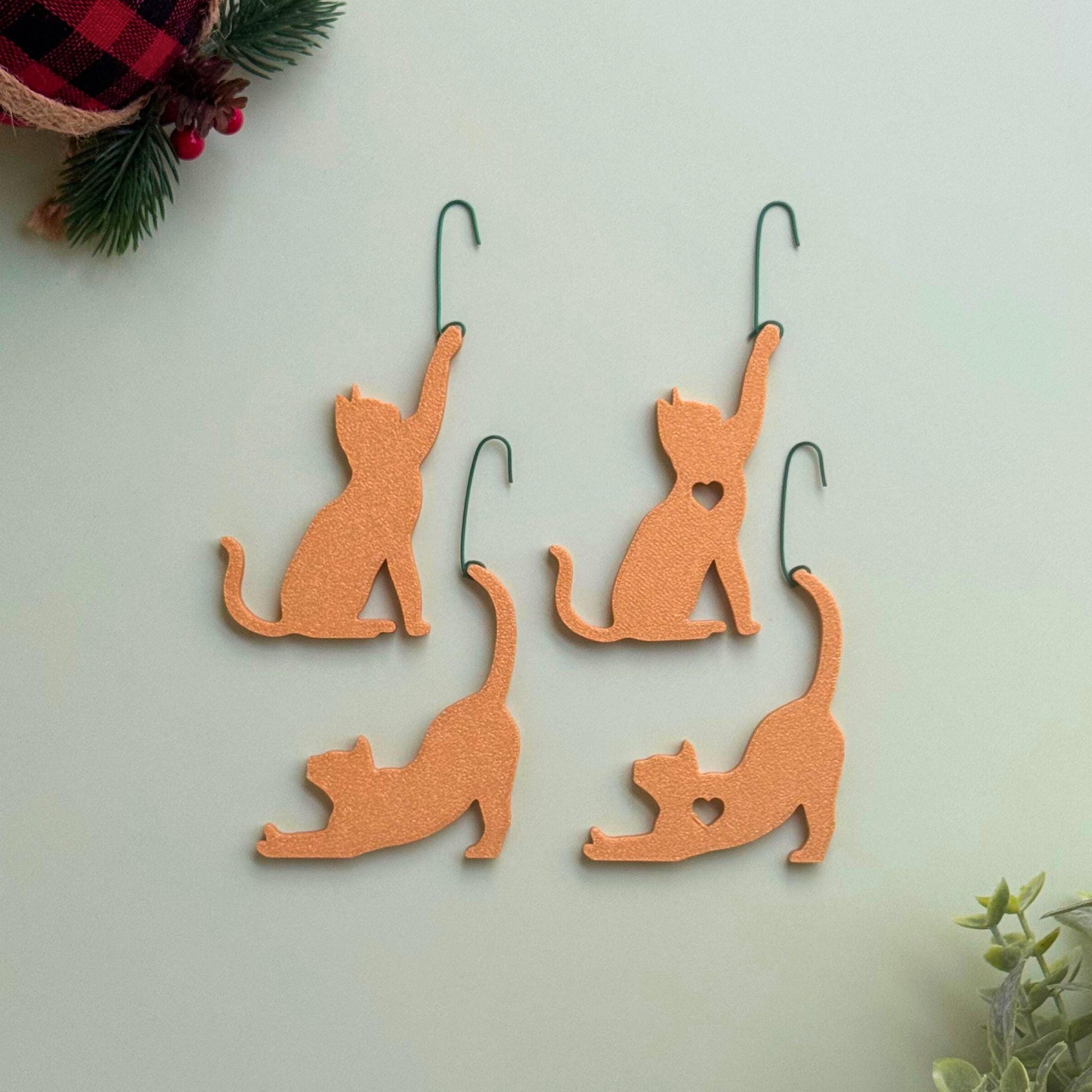Cat Ornament Set | Christmas Tree Pet Parent Gift