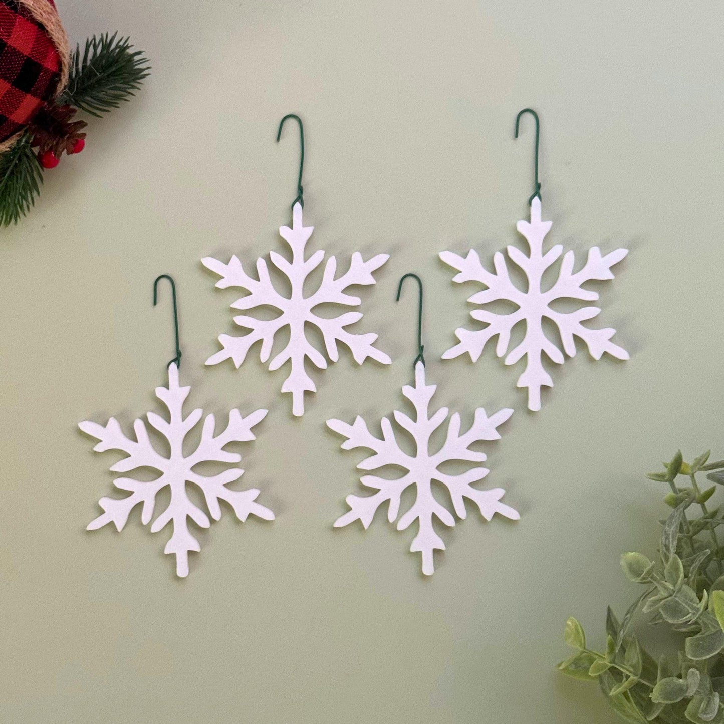 Snowflake Ornaments | Winter Christmas Tree Decor