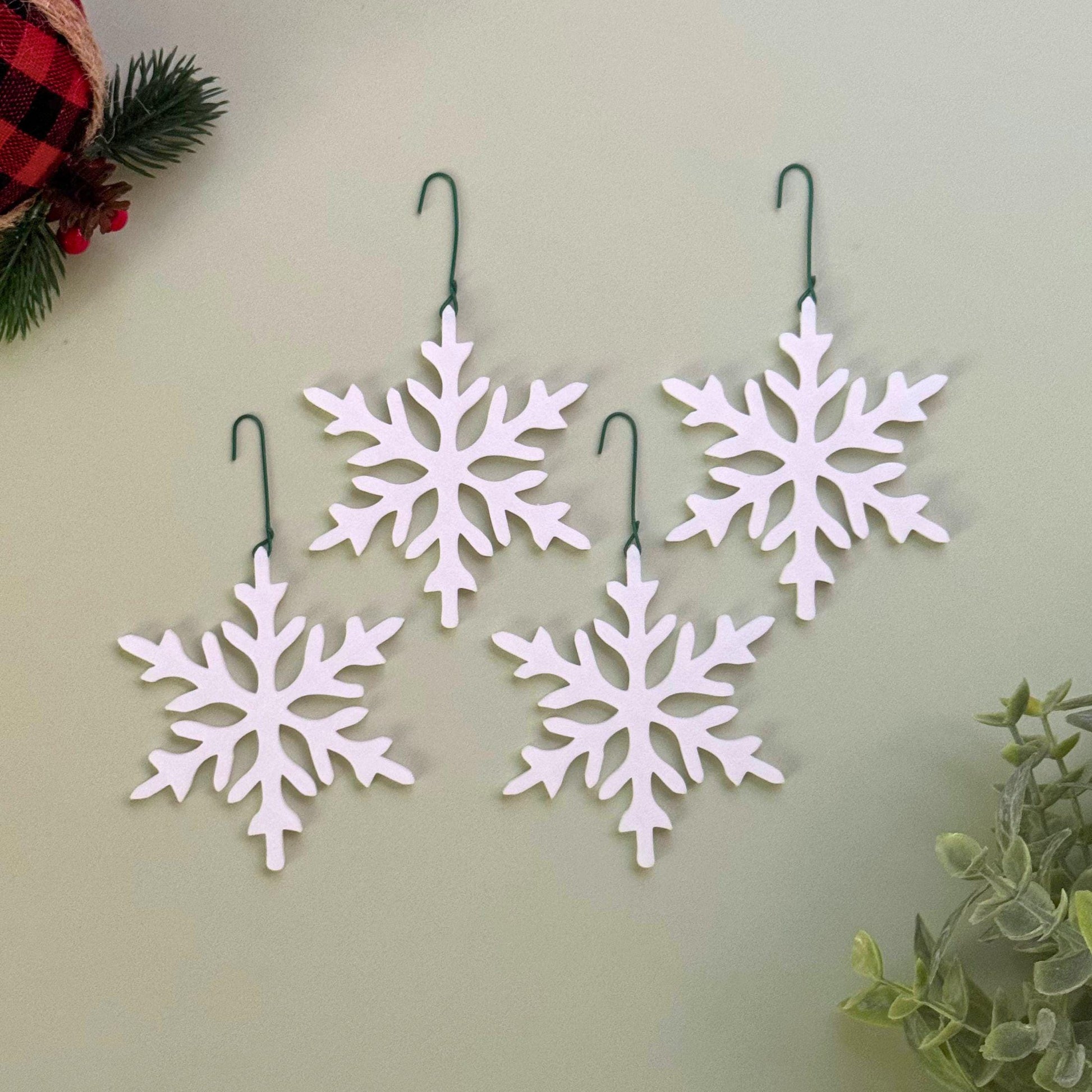 Snowflake Ornaments | Winter Christmas Tree Decor
