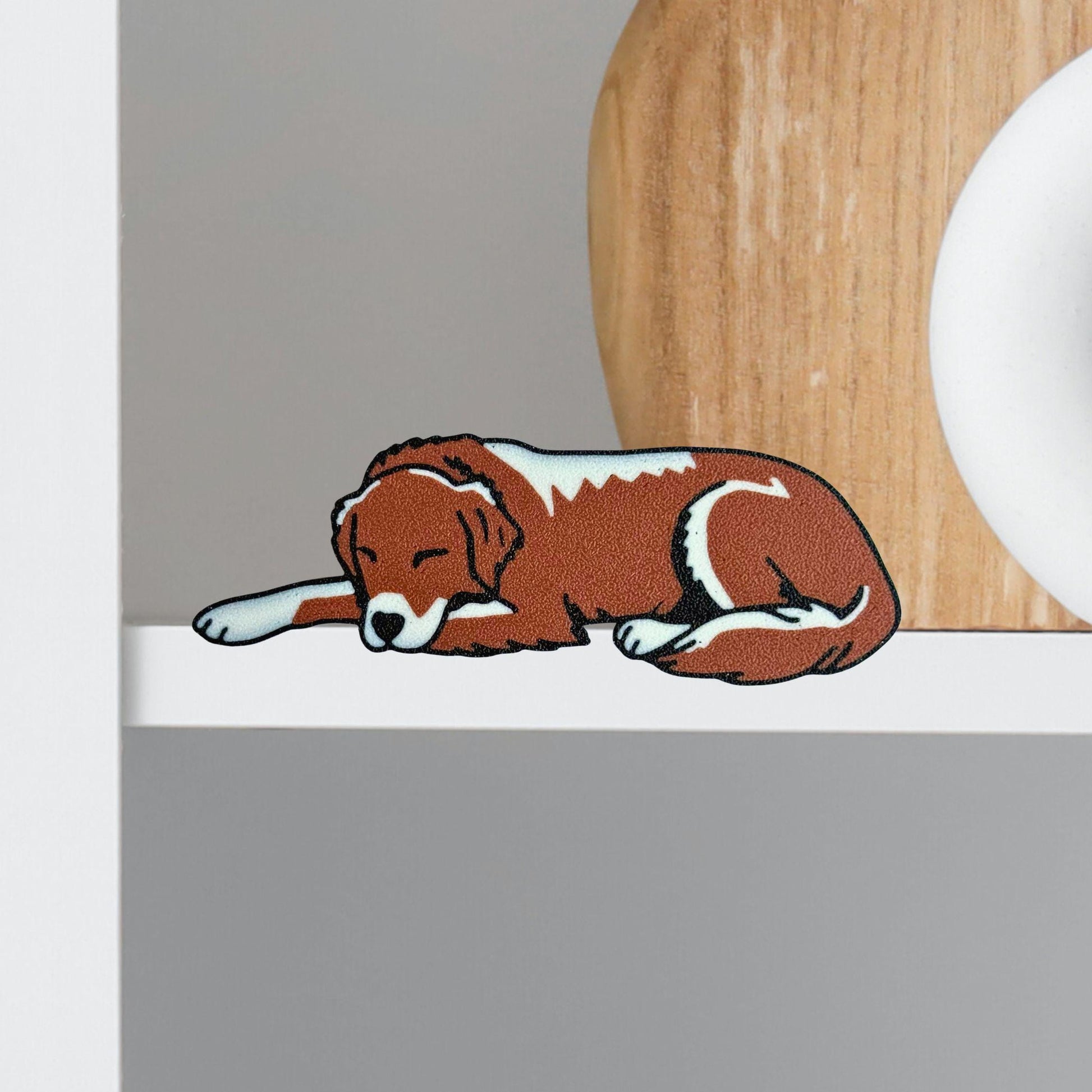 Golden Retriever Shelf Pet | Dog Parent Room Decor