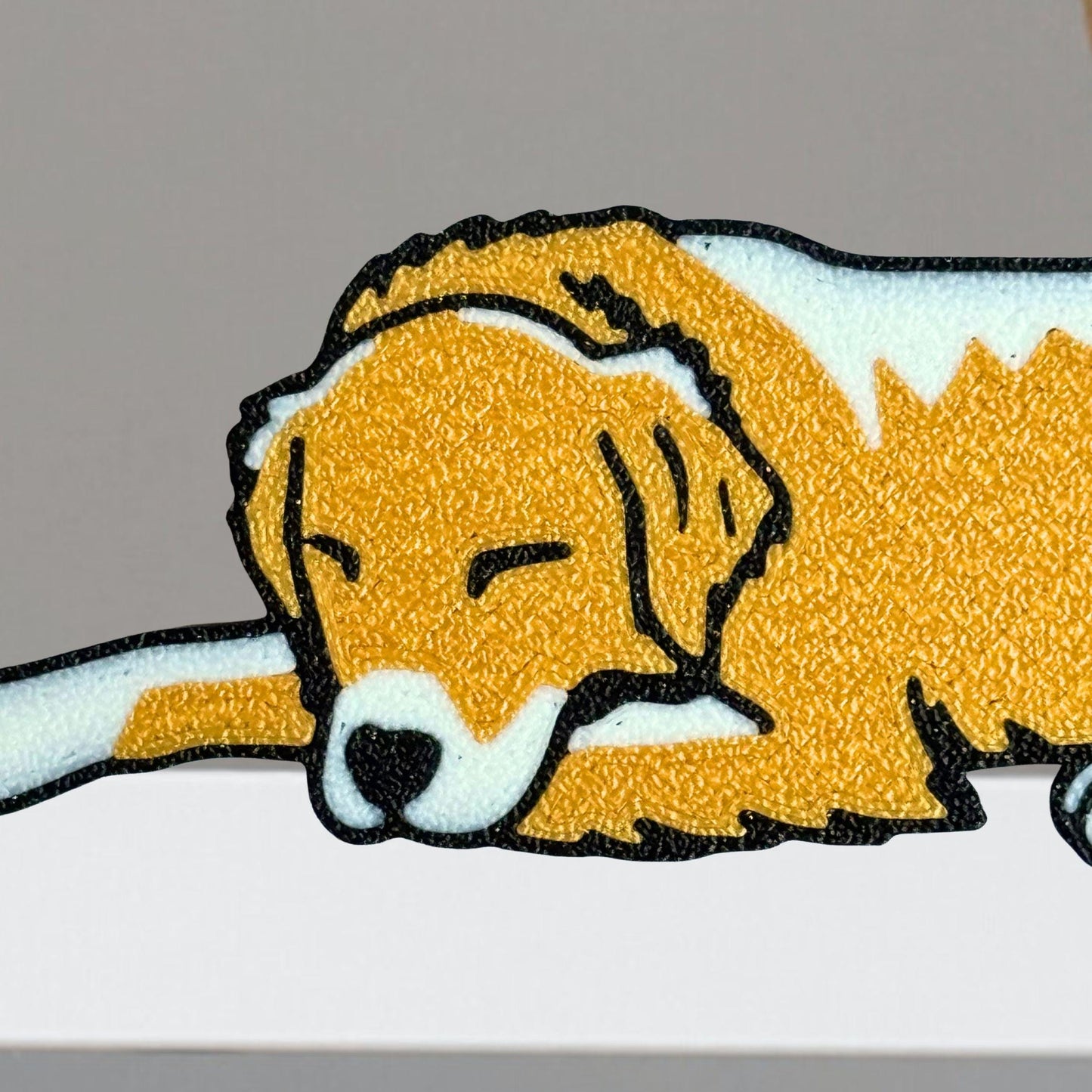 Golden Retriever Shelf Pet | Dog Parent Room Decor