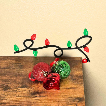 Christmas Lights Door Topper | Holiday Door Decor Gift