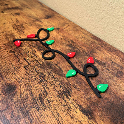 Christmas Lights Door Topper | Holiday Door Decor Gift