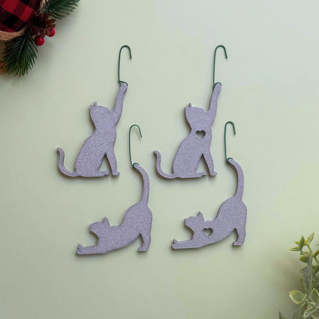 Cat Ornament Set | Christmas Tree Pet Parent Gift