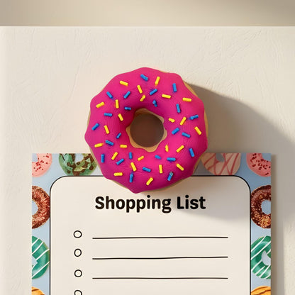 Pink Donut Fridge Magnet | Food Lover Kitchen Gift
