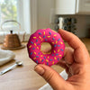 Pink Donut Fridge Magnet | Food Lover Kitchen Gift