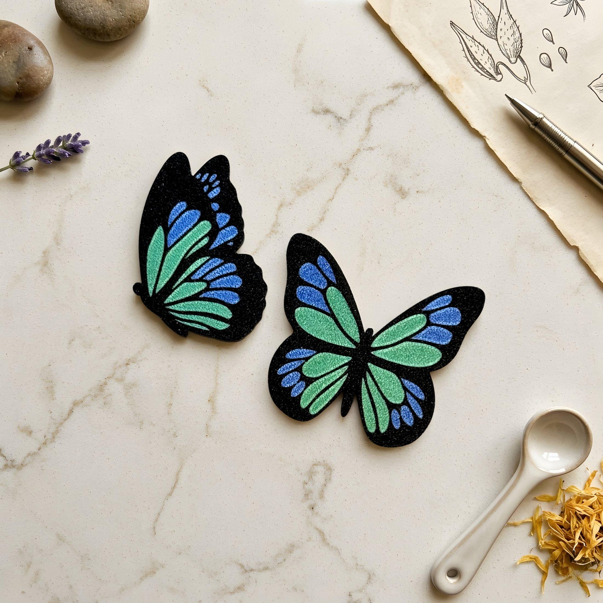 Butterfly Fridge Magnets | Cute Kitchen Gift Set