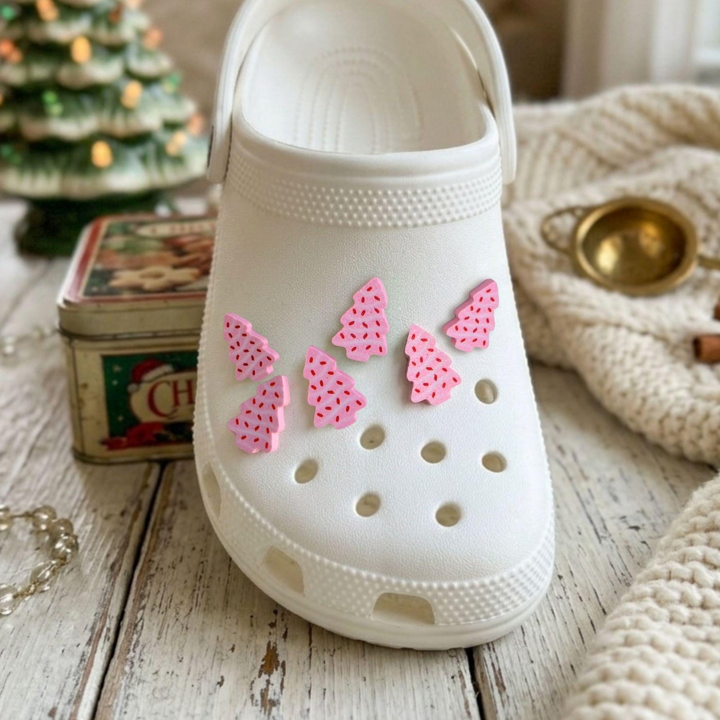 Christmas Tree Clog Charms | Holiday Shoe Gift Set