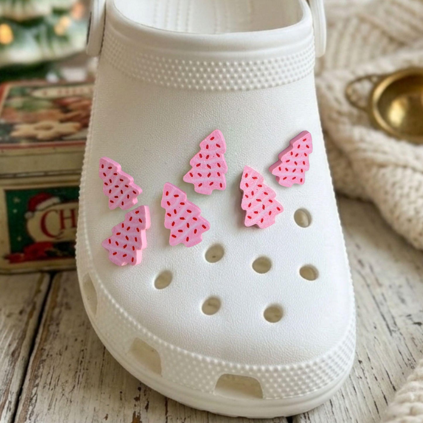 Christmas Tree Clog Charms | Holiday Shoe Gift Set