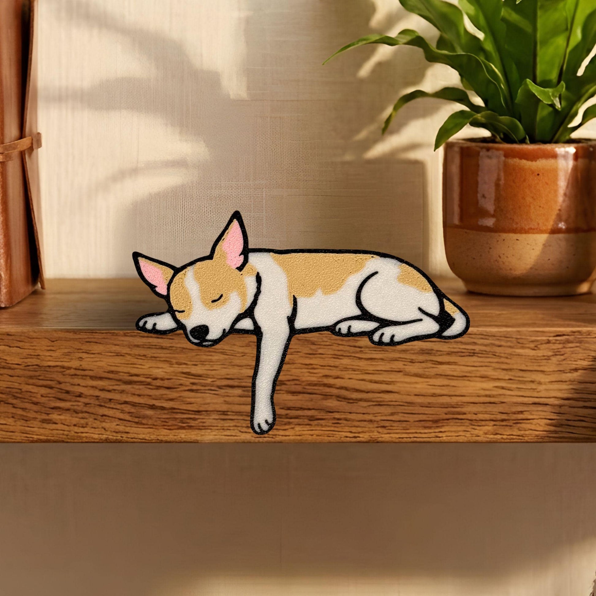 Rat Terrier Shelf Pet | Dog Parent Room Decor Gift