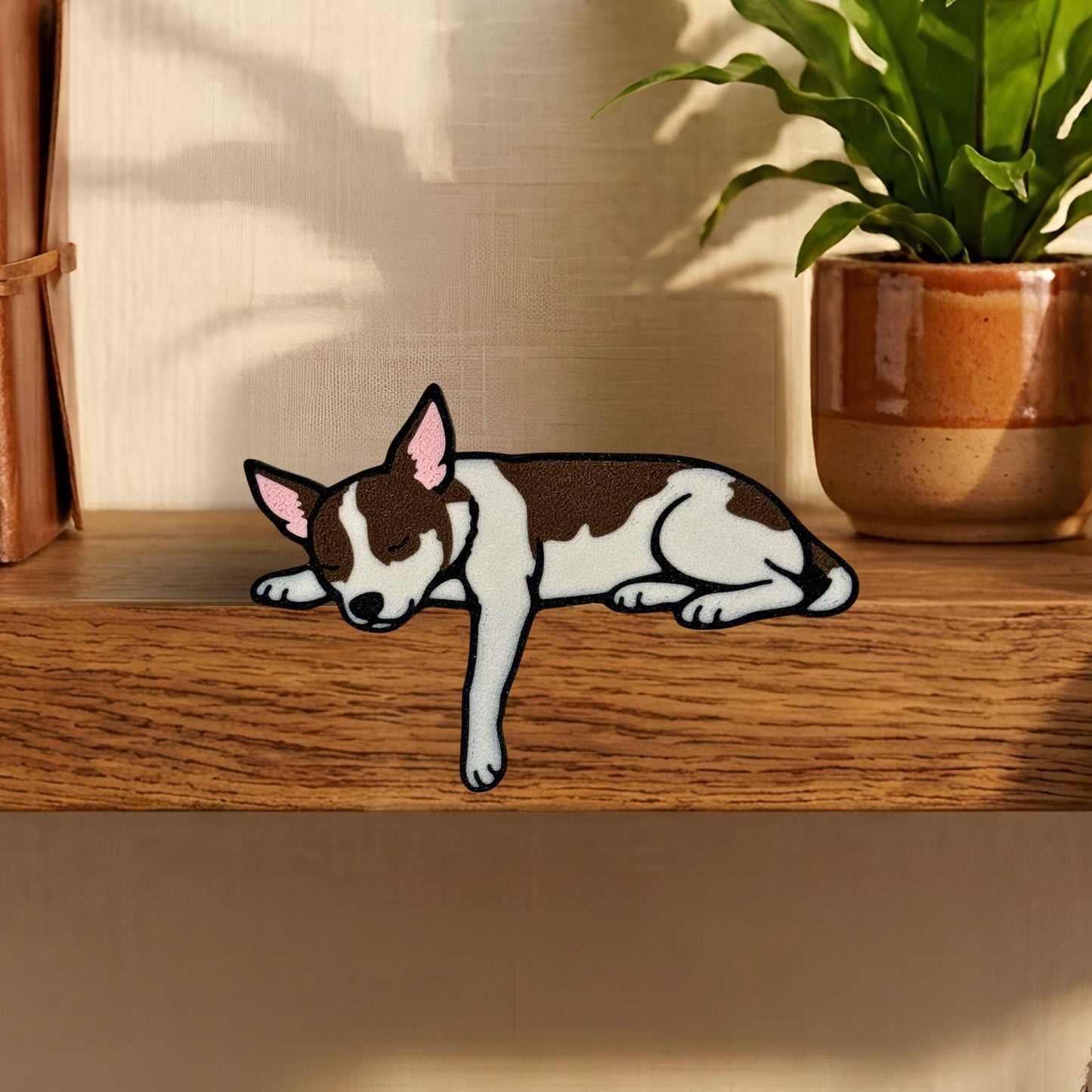 Rat Terrier Shelf Pet | Dog Parent Room Decor Gift