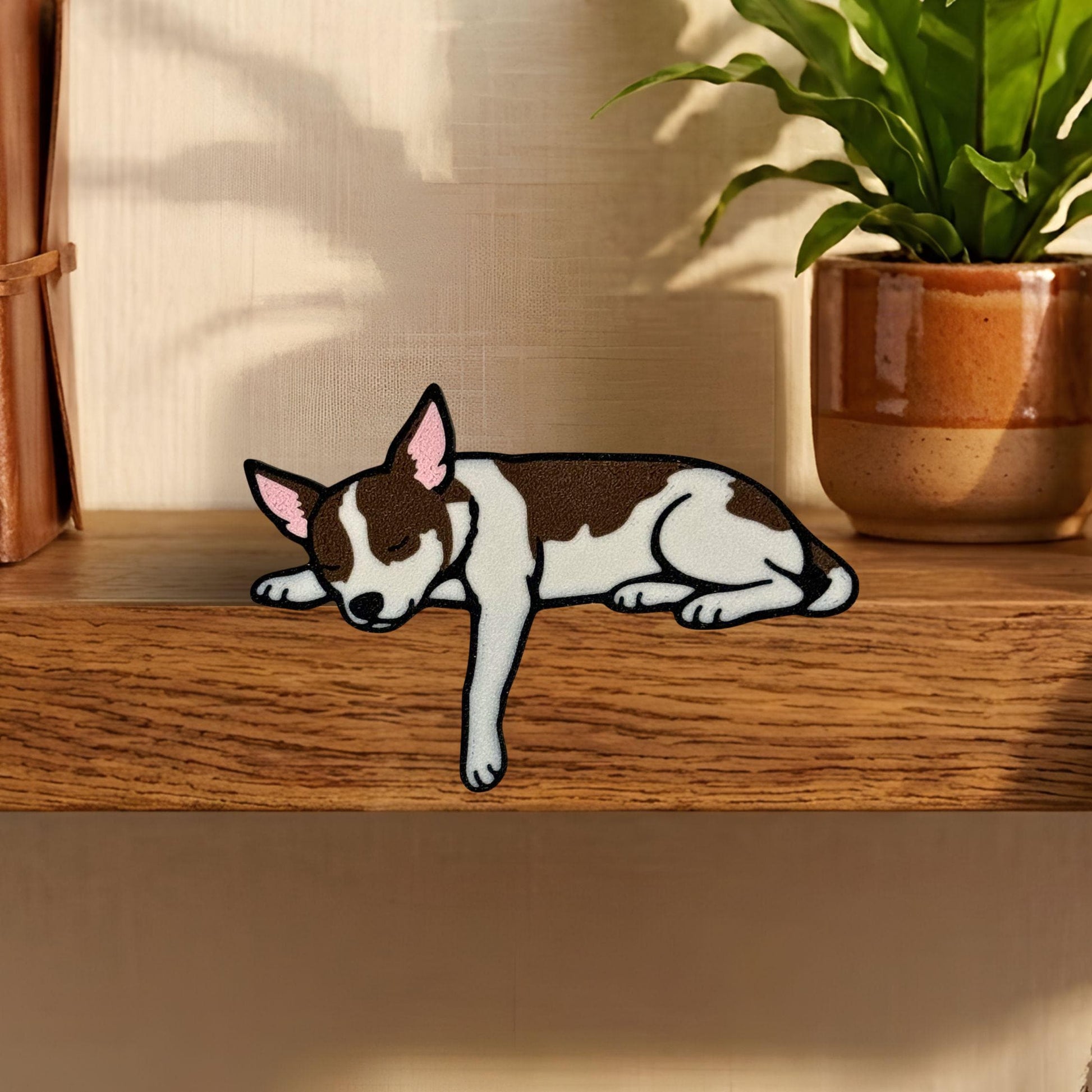 Rat Terrier Shelf Pet | Dog Parent Room Decor Gift