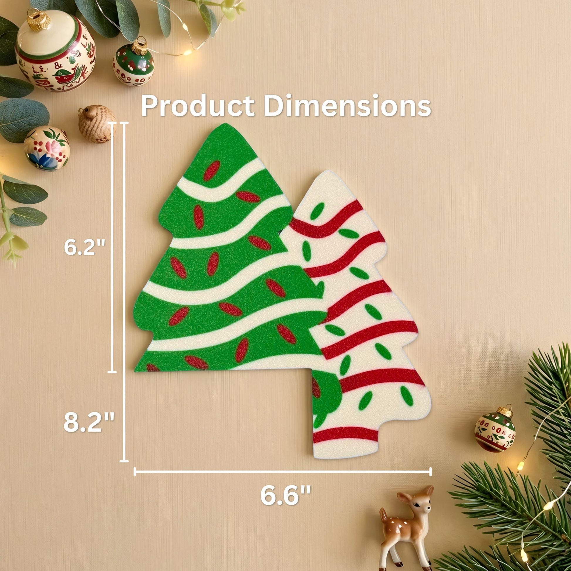 Christmas Tree Door Decor | Festive Holiday Wall Decor
