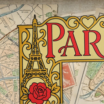 Paris Door Corner Decor | Eiffel Tower Traveler Gift