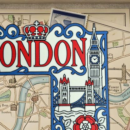 London Door Corner Decor | Travel Lover Gift