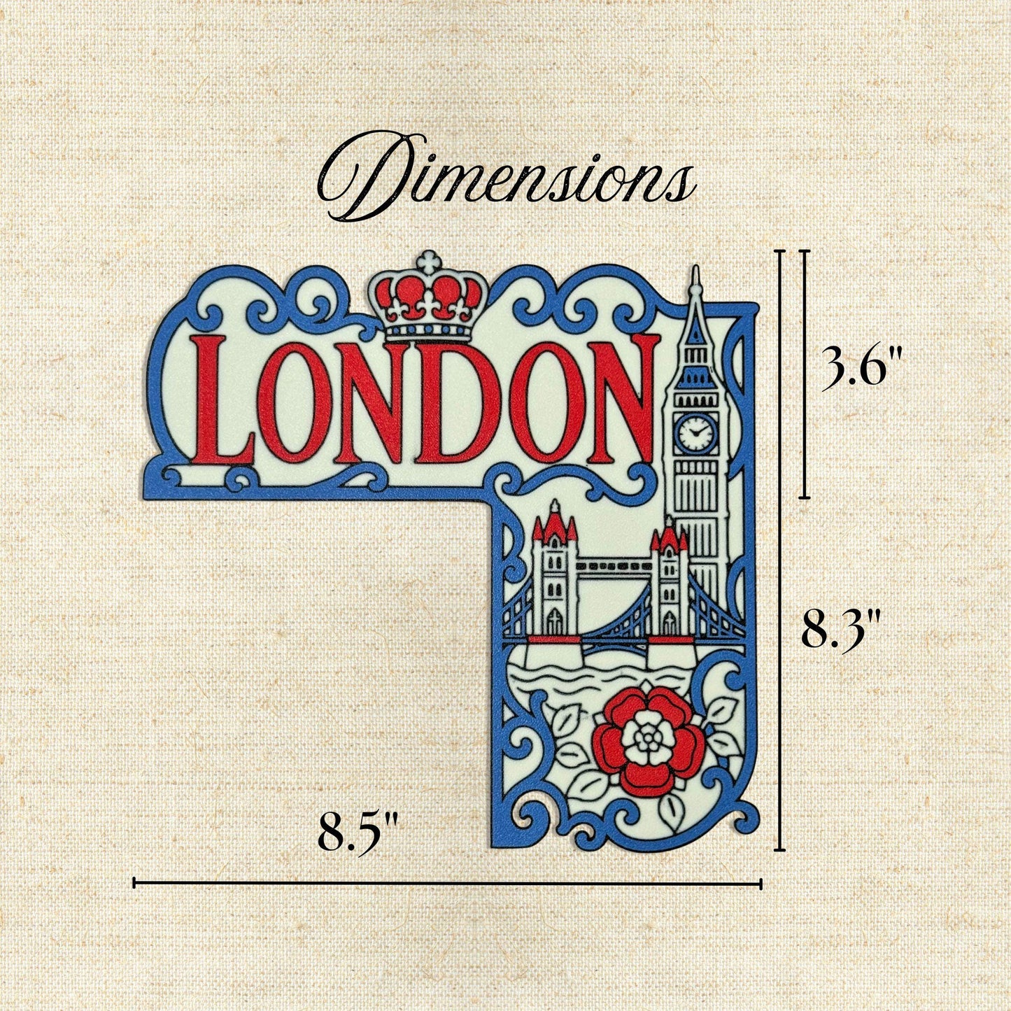 London Door Corner Decor | Travel Lover Gift