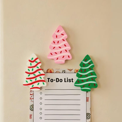 Christmas Tree Fridge Magnets | Holiday Kitchen Decor