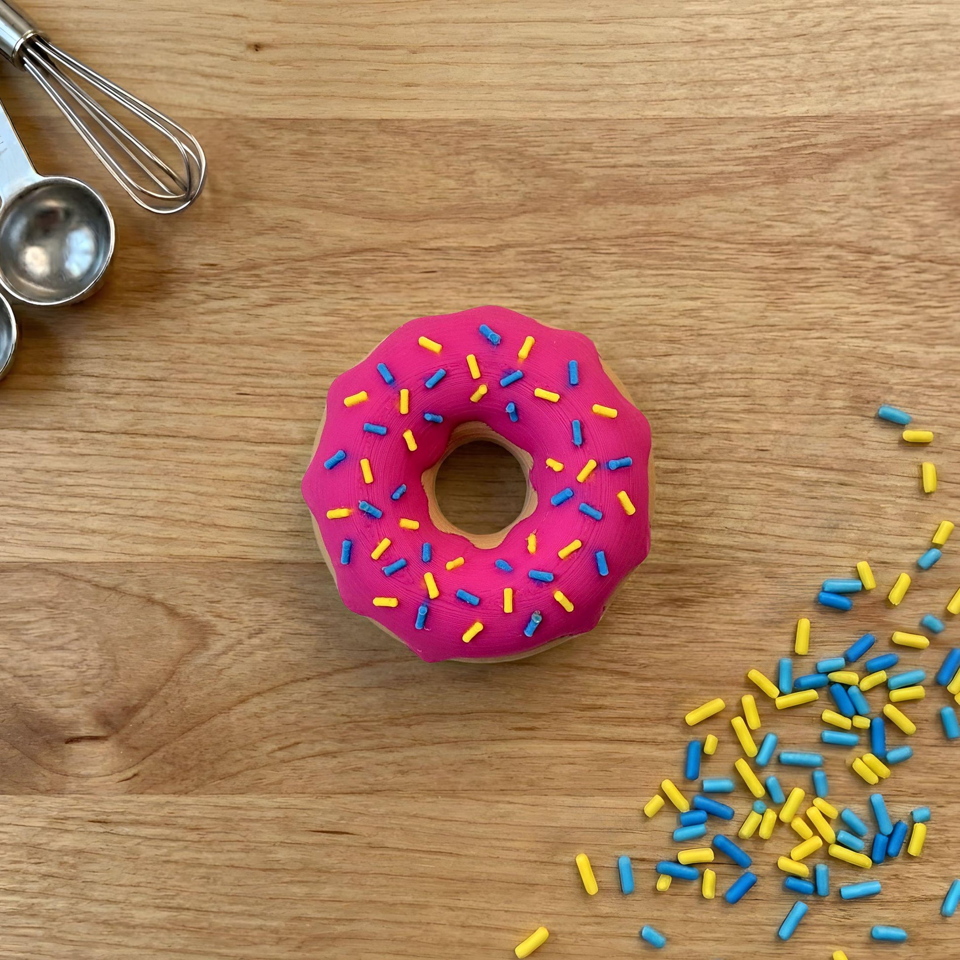 Pink Donut Fridge Magnet | Food Lover Kitchen Gift