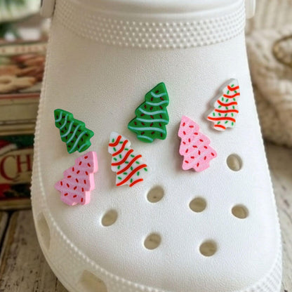 Christmas Tree Clog Charms | Holiday Shoe Gift Set