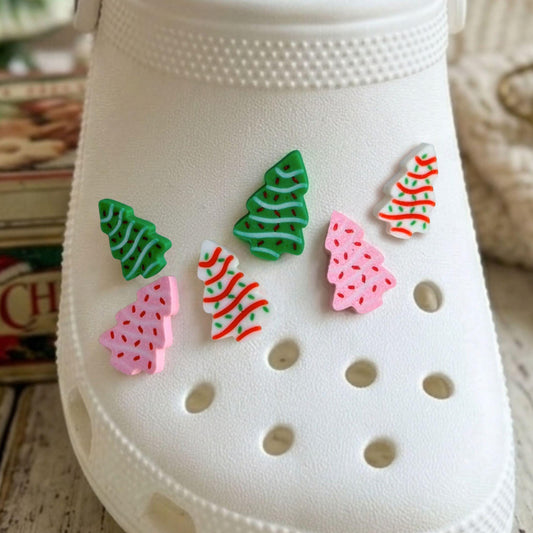 Christmas Tree Clog Charms | Holiday Shoe Gift Set