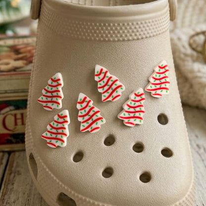 Christmas Tree Clog Charms | Holiday Shoe Gift Set