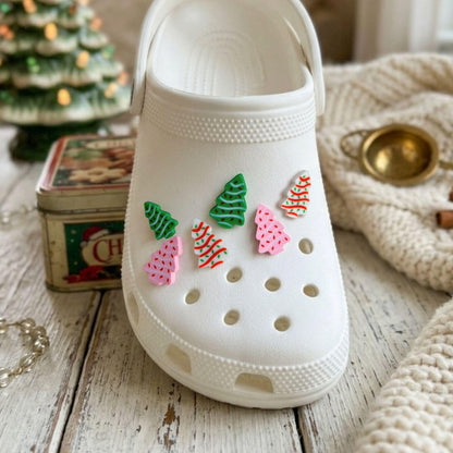 Christmas Tree Clog Charms | Holiday Shoe Gift Set