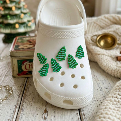 Christmas Tree Clog Charms | Holiday Shoe Gift Set