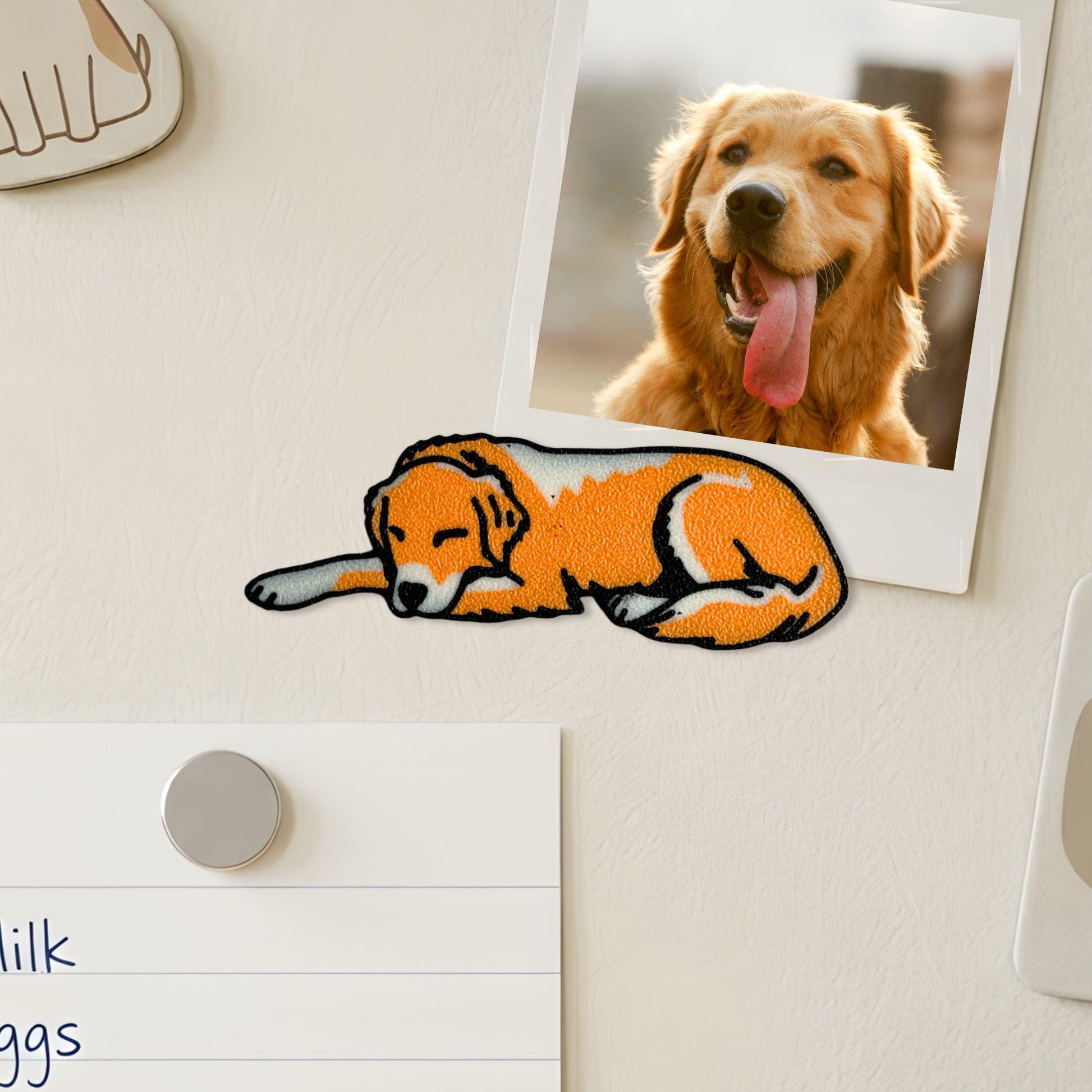 Golden and Labrador Retriever Magnets | Dog Lover Gift