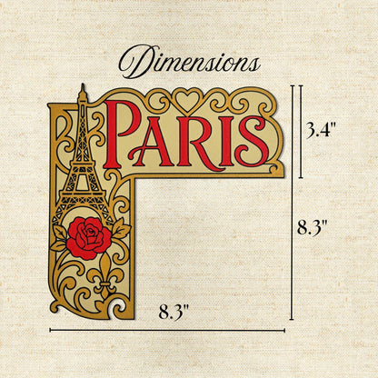 Paris Door Corner Decor | Eiffel Tower Traveler Gift