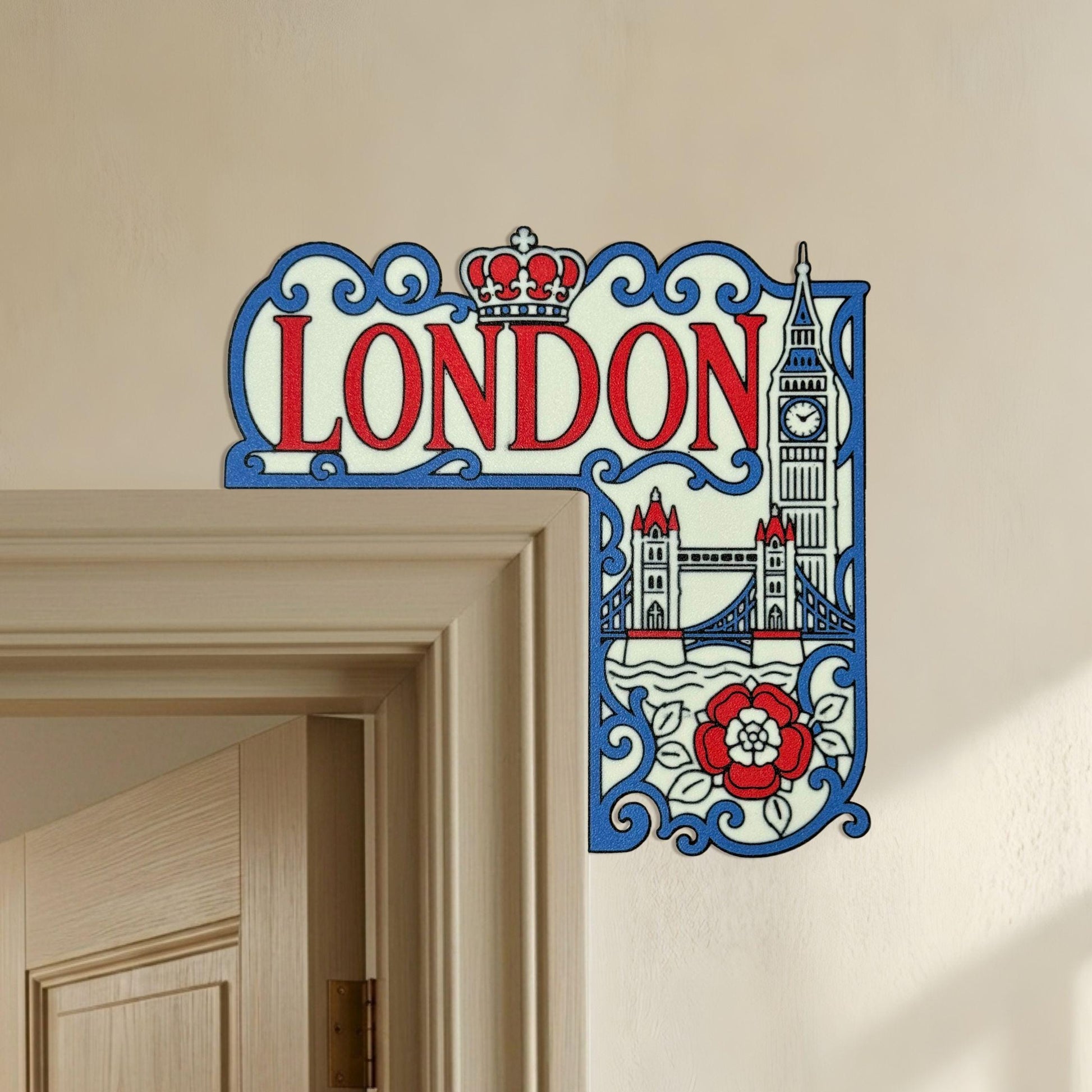 London Door Corner Decor | Travel Lover Gift
