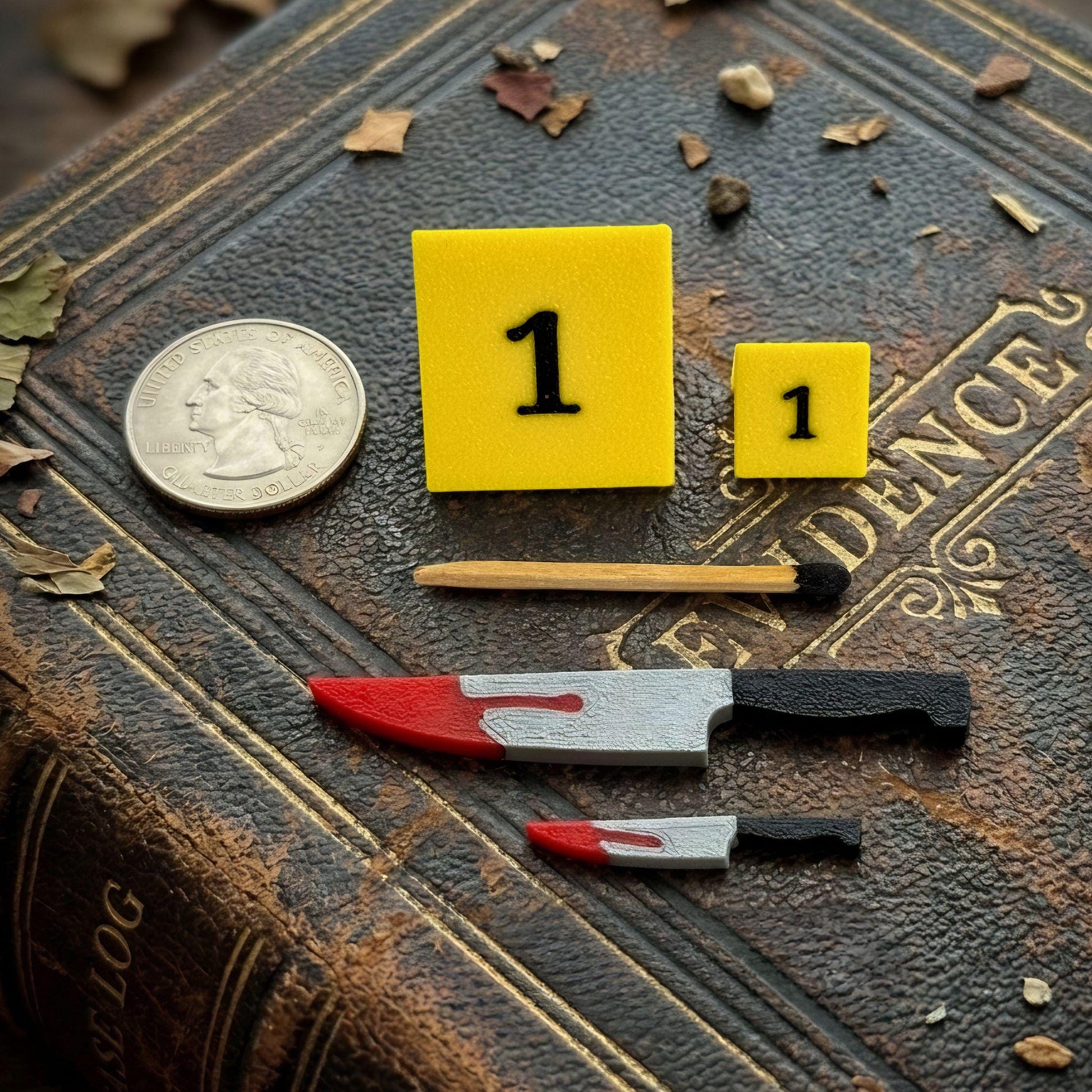 True Crime Bookmark Set | Murder Mystery Reader Gift