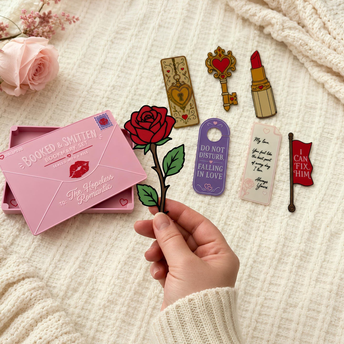 Romance Bookmark Set | Smitten Reader Gift