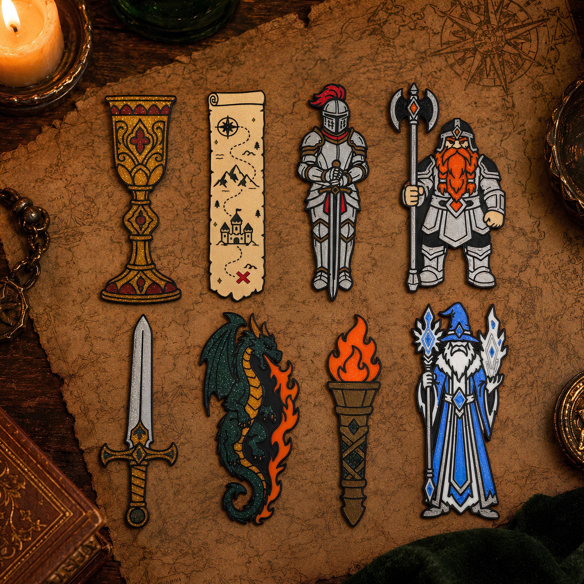Fantasy Bookmark Set | Dragon Reader Gift Set