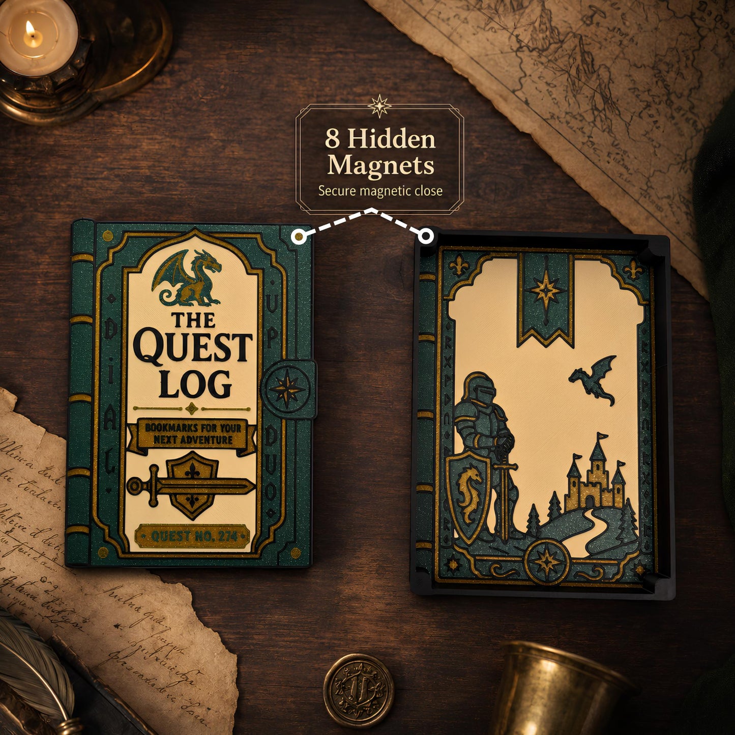Fantasy Bookmark Set | Dragon Reader Gift Set