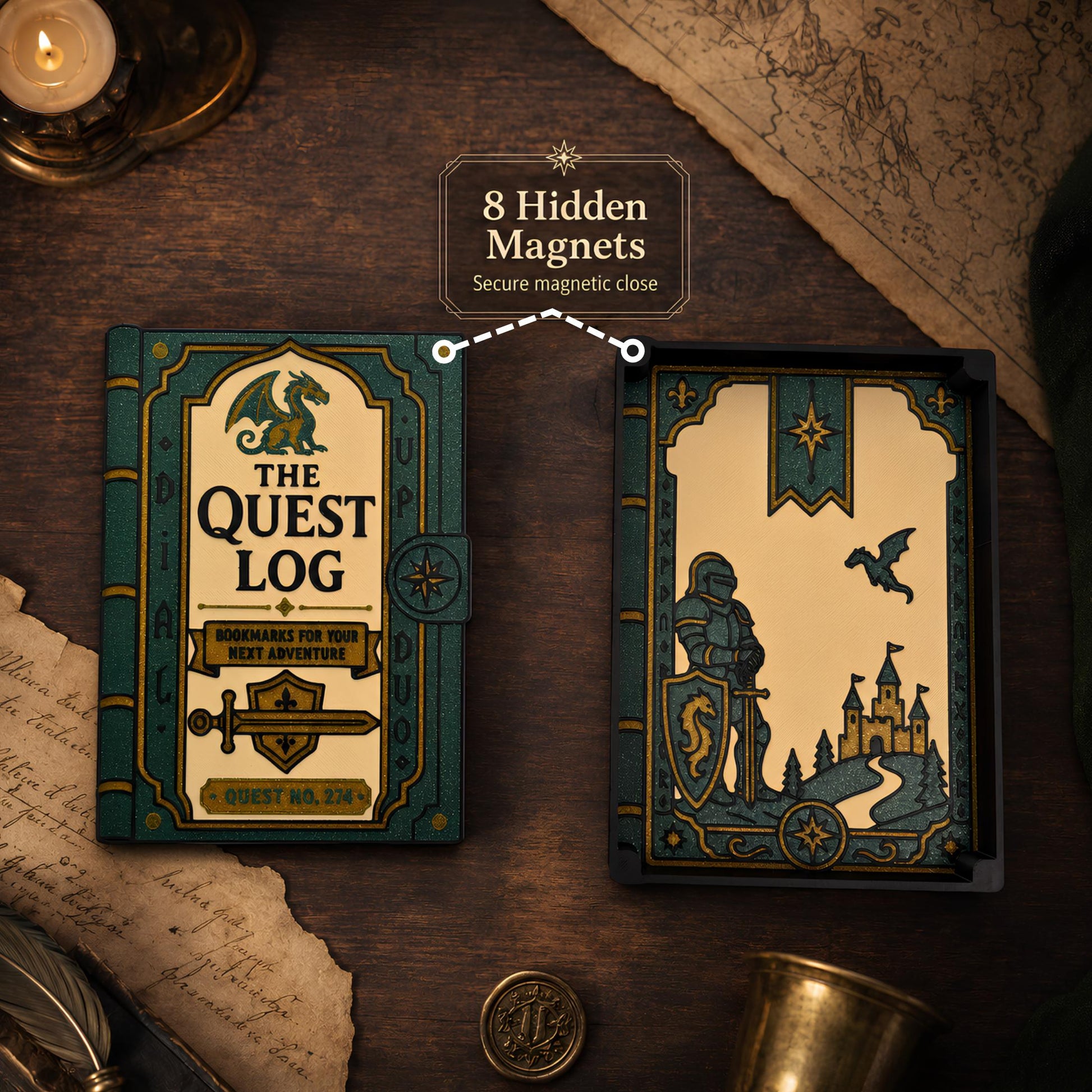 Fantasy Bookmark Set | Dragon Reader Gift Set